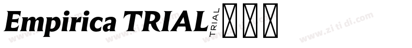 Empirica TRIAL字体转换